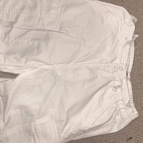 Brandy Melville, White Relaxed Cargo Pants - Picture 2 of 6